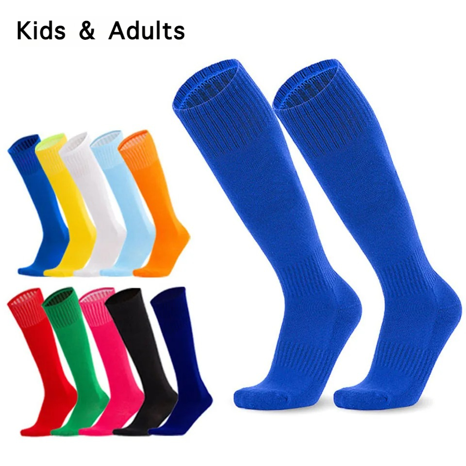 축구용 스포츠 양말, 긴 무릎 길이, 면 소재, 단색, - Sock Garter Men 리뷰 및 가격