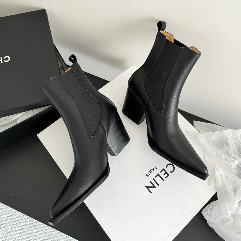 2027년 신상 소가죽 포인티드 토 하이힐 첼시 부츠  - Men Formal Wear With Boots 리뷰 및 가격
