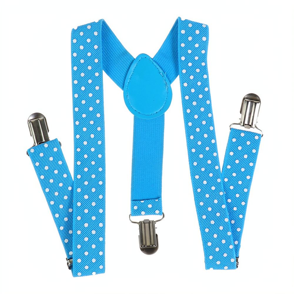 세련된 도트 무늬의 신축성 있는 멜빵, 길이 조절이 가 - Men'S Formal Wear With Suspenders 리뷰 및 가격