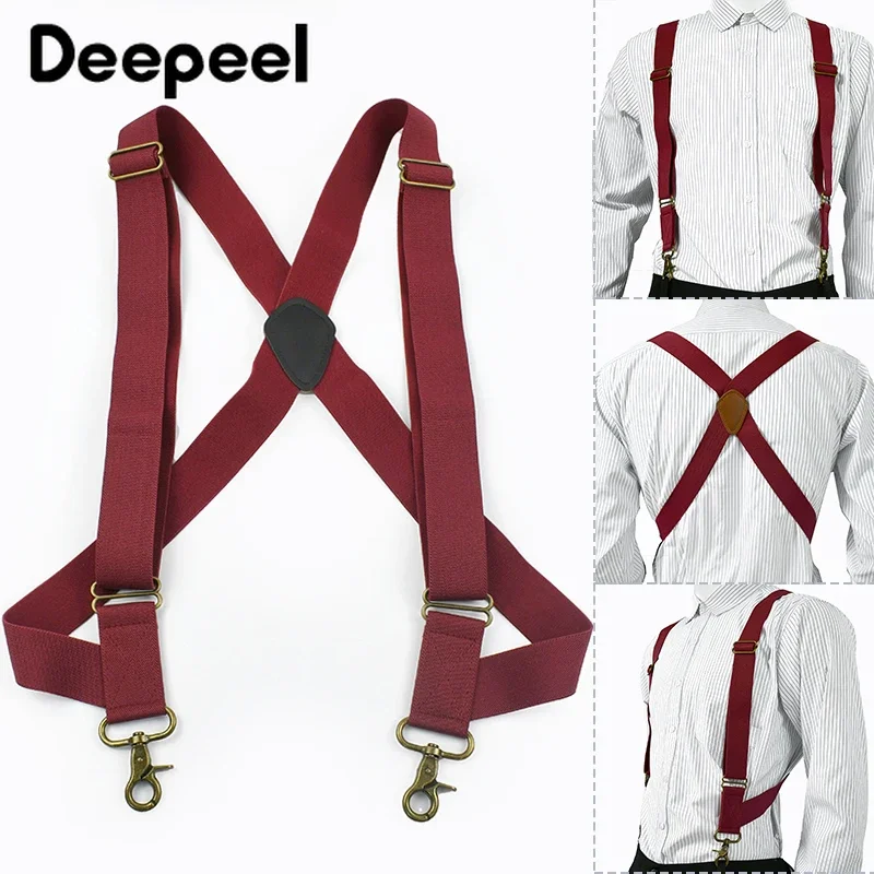 남성용 3.5cm 폭의 조절 가능한 신축성 있는 멜빵  - Men'S Formal Wear With Suspenders 리뷰 및 가격