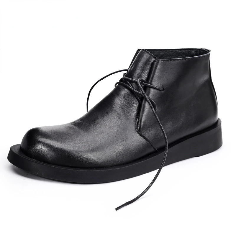 빈티지 천연 가죽 남성용 앵클 부츠 소가죽 스웨이드 옥 - Men Formal Wear With Boots 리뷰 및 가격