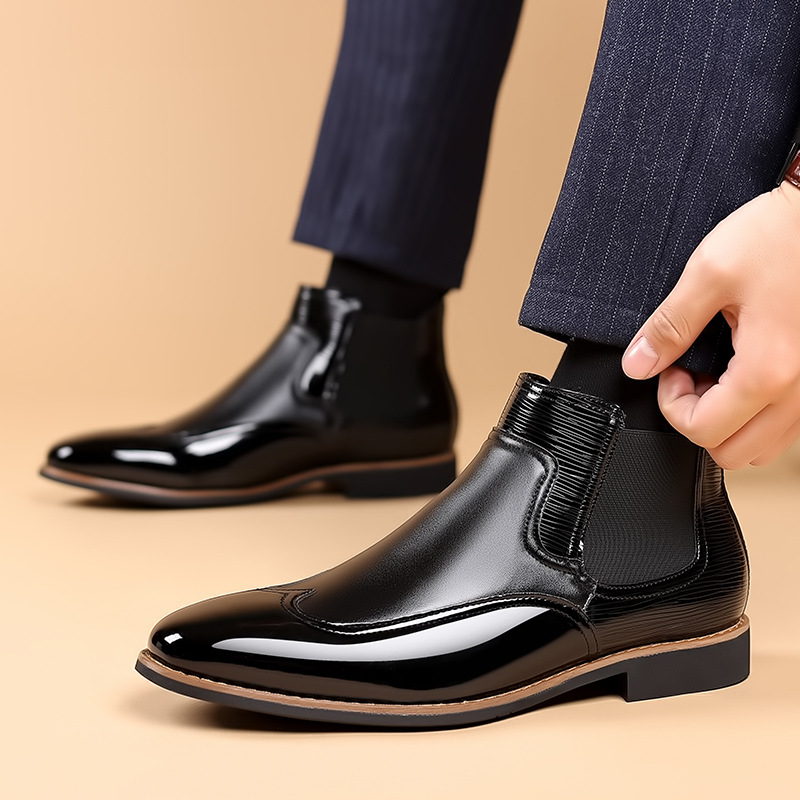 남성용 첼시 부츠 럭셔리 레트로 남성 발목 부츠 클래식 - Men Formal Wear With Boots 리뷰 및 가격